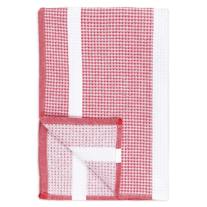 Crimson Waffle Terry Towel