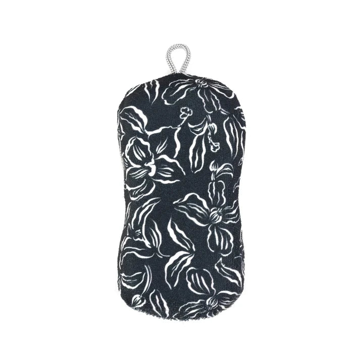 Water Lily Black Scrub Sponge