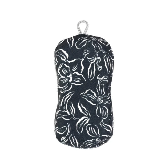 Water Lily Black Scrub Sponge